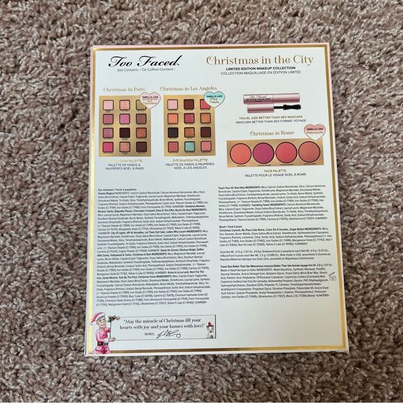Too Faced Christmas in the City Limited Edition Makeup Box Set - Picture 4 of 8